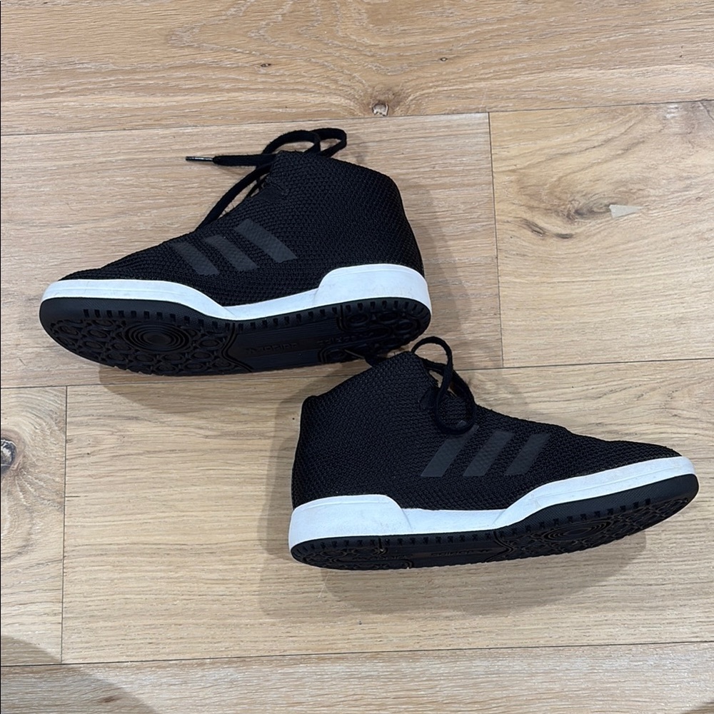 Adidas Kids Black High-Top Sneakers